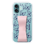 スリムプロテクションケース - STAND & RING RIBBON Sakura Pink［ クロミ - リボン - フェイス ］