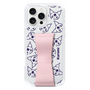 スリムプロテクションケース - STAND & RING RIBBON Sakura Pink［ クロミ - リボン - フェイス ］