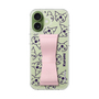 スリムプロテクションケース - STAND & RING RIBBON Sakura Pink［ クロミ - リボン - フェイス ］