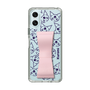 スリムプロテクションケース - STAND & RING RIBBON Sakura Pink［ クロミ - リボン - フェイス ］