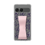 スリムプロテクションケース - STAND & RING RIBBON Sakura Pink［ クロミ - リボン - フェイス ］