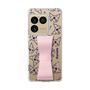 スリムプロテクションケース - STAND & RING RIBBON Sakura Pink［ クロミ - リボン - フェイス ］