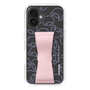 スリムプロテクションケース - STAND & RING RIBBON Sakura Pink［ リトルツインスターズ - リボン - フェイス ］