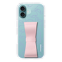 スリムプロテクションケース - STAND & RING RIBBON Sakura Pink［ リトルツインスターズ - リボン - フェイス ］