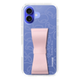 スリムプロテクションケース - STAND & RING RIBBON Sakura Pink［ リトルツインスターズ - リボン - フェイス ］