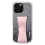 スリムプロテクションケース - STAND & RING RIBBON Sakura Pink［ リトルツインスターズ - リボン - フェイス ］