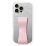 スリムプロテクションケース - STAND & RING RIBBON Sakura Pink［ リトルツインスターズ - リボン - フェイス ］