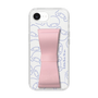 スリムプロテクションケース - STAND & RING RIBBON Sakura Pink［ リトルツインスターズ - リボン - フェイス ］