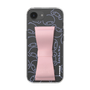 スリムプロテクションケース - STAND & RING RIBBON Sakura Pink［ リトルツインスターズ - リボン - フェイス ］