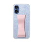 スリムプロテクションケース - STAND & RING RIBBON Sakura Pink［ リトルツインスターズ - リボン - フェイス ］