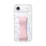 スリムプロテクションケース - STAND & RING RIBBON Sakura Pink［ リトルツインスターズ - リボン - フェイス ］