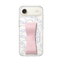 スリムプロテクションケース - STAND & RING RIBBON Sakura Pink［ リトルツインスターズ - リボン - フェイス ］