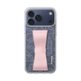 スリムプロテクションケース - STAND & RING RIBBON Sakura Pink［ リトルツインスターズ - リボン - フェイス ］