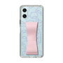 スリムプロテクションケース - STAND & RING RIBBON Sakura Pink［ リトルツインスターズ - リボン - フェイス ］