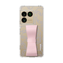 スリムプロテクションケース - STAND & RING RIBBON Sakura Pink［ リトルツインスターズ - リボン - フェイス ］