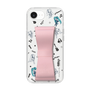 スリムプロテクションケース - STAND & RING RIBBON Sakura Pink［ 初音ミク - リボン - インストルメント - モノクロ ］