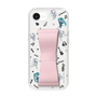 スリムプロテクションケース - STAND & RING RIBBON Sakura Pink［ 初音ミク - リボン - インストルメント - モノクロ ］