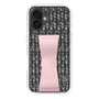 スリムプロテクションケース - STAND & RING RIBBON Sakura Pink［ ひみつのアッコちゃん - 飾り模様 ］