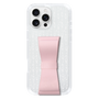 スリムプロテクションケース - STAND & RING RIBBON Sakura Pink［ ひみつのアッコちゃん - 飾り模様 ］