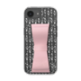 スリムプロテクションケース - STAND & RING RIBBON Sakura Pink［ ひみつのアッコちゃん - 飾り模様 ］