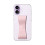 スリムプロテクションケース - STAND & RING RIBBON Sakura Pink［ ひみつのアッコちゃん - 飾り模様 ］