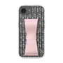 スリムプロテクションケース - STAND & RING RIBBON Sakura Pink［ ひみつのアッコちゃん - 飾り模様 ］