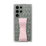 スリムプロテクションケース - STAND & RING RIBBON Sakura Pink［ ひみつのアッコちゃん - 飾り模様 ］
