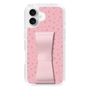 スリムプロテクションケース - STAND & RING RIBBON Sakura Pink［ ひみつのアッコちゃん - 結晶 ］