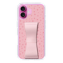 スリムプロテクションケース - STAND & RING RIBBON Sakura Pink［ ひみつのアッコちゃん - 結晶 ］