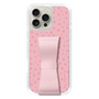 スリムプロテクションケース - STAND & RING RIBBON Sakura Pink［ ひみつのアッコちゃん - 結晶 ］