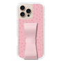 スリムプロテクションケース - STAND & RING RIBBON Sakura Pink［ ひみつのアッコちゃん - 結晶 ］