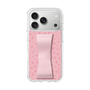 スリムプロテクションケース - STAND & RING RIBBON Sakura Pink［ ひみつのアッコちゃん - 結晶 ］
