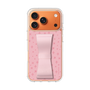 スリムプロテクションケース - STAND & RING RIBBON Sakura Pink［ ひみつのアッコちゃん - 結晶 ］