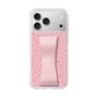 スリムプロテクションケース - STAND & RING RIBBON Sakura Pink［ ひみつのアッコちゃん - 結晶 ］
