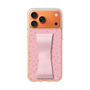 スリムプロテクションケース - STAND & RING RIBBON Sakura Pink［ ひみつのアッコちゃん - 結晶 ］