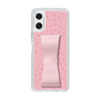 スリムプロテクションケース - STAND & RING RIBBON Sakura Pink［ ひみつのアッコちゃん - 結晶 ］