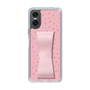 スリムプロテクションケース - STAND & RING RIBBON Sakura Pink［ ひみつのアッコちゃん - 結晶 ］