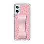 スリムプロテクションケース - STAND & RING RIBBON Sakura Pink［ ひみつのアッコちゃん - 結晶 ］