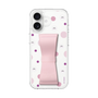 スリムプロテクションケース - STAND & RING RIBBON Sakura Pink［ シナぷしゅ - みずたま ］