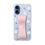 スリムプロテクションケース - STAND & RING RIBBON Sakura Pink［ シナぷしゅ - みずたま ］