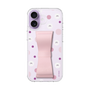 スリムプロテクションケース - STAND & RING RIBBON Sakura Pink［ シナぷしゅ - みずたま ］