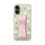 スリムプロテクションケース - STAND & RING RIBBON Sakura Pink［ シナぷしゅ - みずたま ］