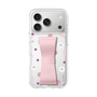 スリムプロテクションケース - STAND & RING RIBBON Sakura Pink［ シナぷしゅ - みずたま ］