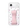 スリムプロテクションケース - STAND & RING RIBBON Sakura Pink［ シナぷしゅ - みずたま ］