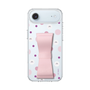 スリムプロテクションケース - STAND & RING RIBBON Sakura Pink［ シナぷしゅ - みずたま ］