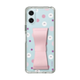スリムプロテクションケース - STAND & RING RIBBON Sakura Pink［ シナぷしゅ - みずたま ］