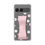 スリムプロテクションケース - STAND & RING RIBBON Sakura Pink［ シナぷしゅ - みずたま ］