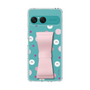 スリムプロテクションケース - STAND & RING RIBBON Sakura Pink［ シナぷしゅ - みずたま ］