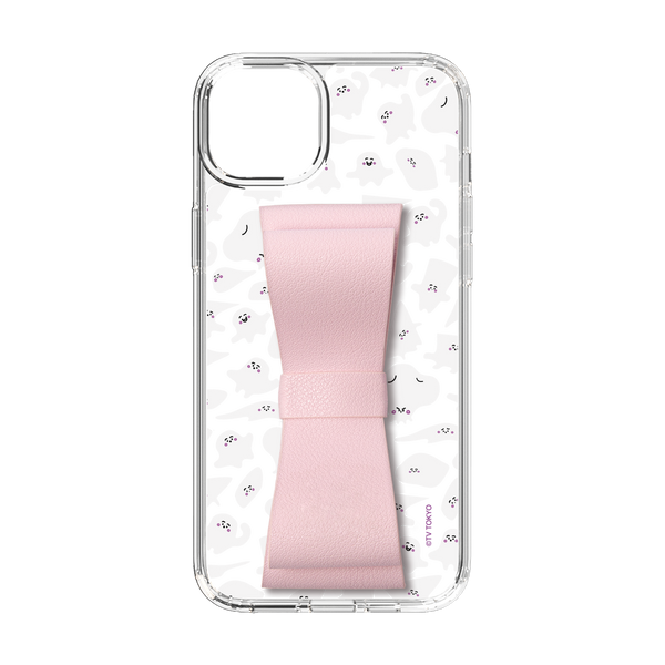 スリムプロテクションケース - STAND & RING RIBBON Sakura Pink
