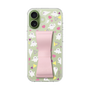 スリムプロテクションケース - STAND & RING RIBBON Sakura Pink［ シナぷしゅ - もよう ］